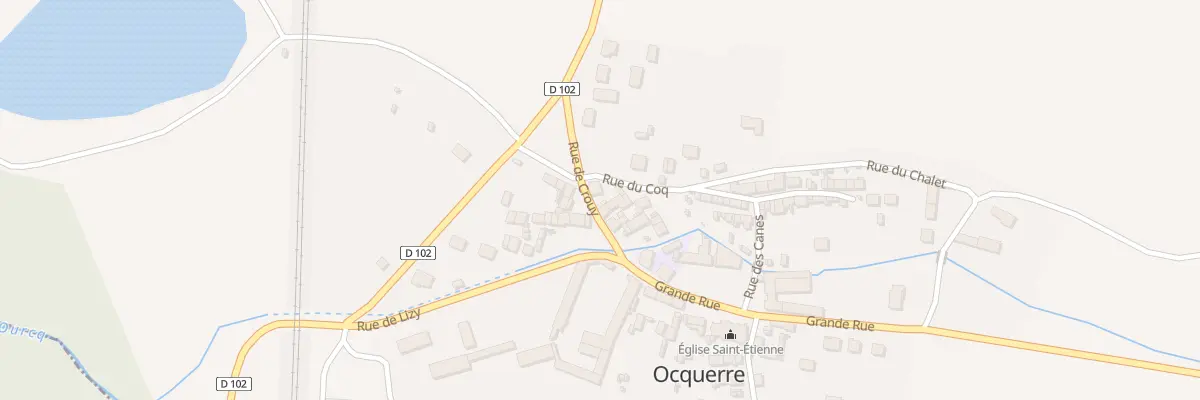 Plan du 14 Rue de Crouy à Ocquerre