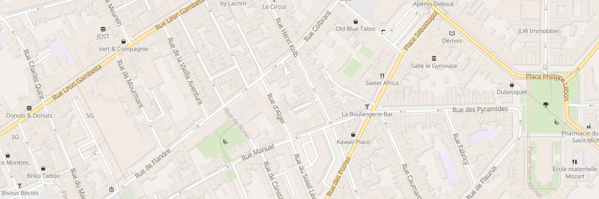 Plan du 52 Rue Henri Kolb à Lille