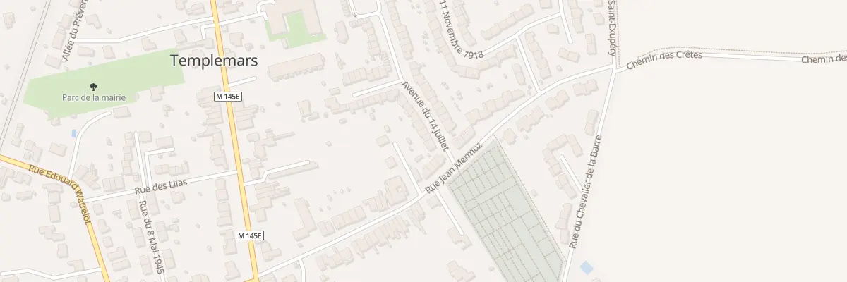 Plan du 3 Rue du 14 Juillet à Templemars