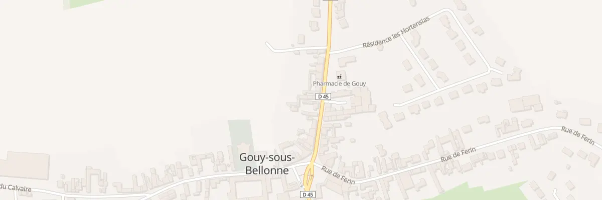 Plan du 23 Rue de Corbehem à Gouy-sous-Bellonne