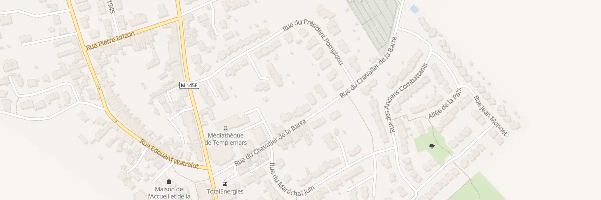 Plan du 9B Rue du Chevalier de La Barre à Templemars