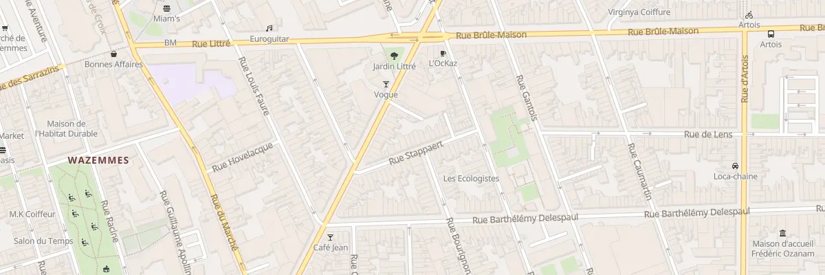 Plan du 6 Rue Stappaert à Lille