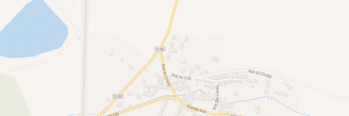 Plan du 18 Rue de Crouy à Ocquerre