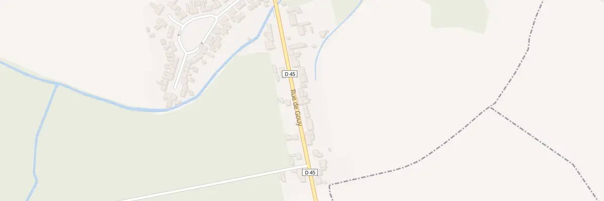 Plan du 43 Rue de Gouy à Corbehem