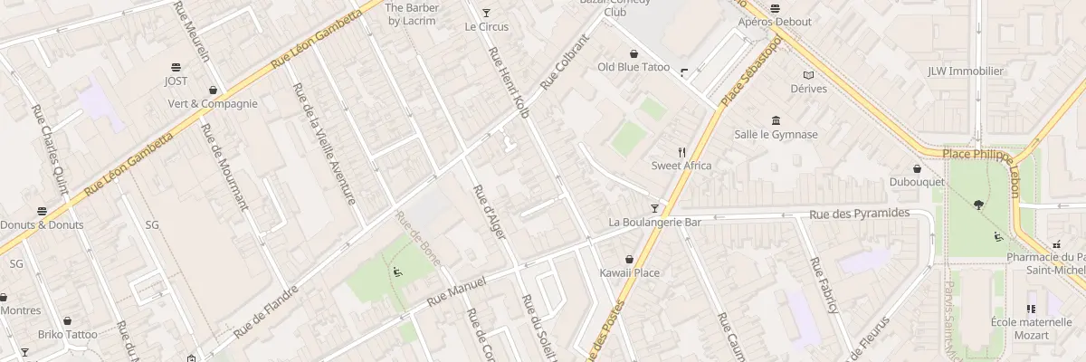 Plan du 50 Rue Henri Kolb à Lille