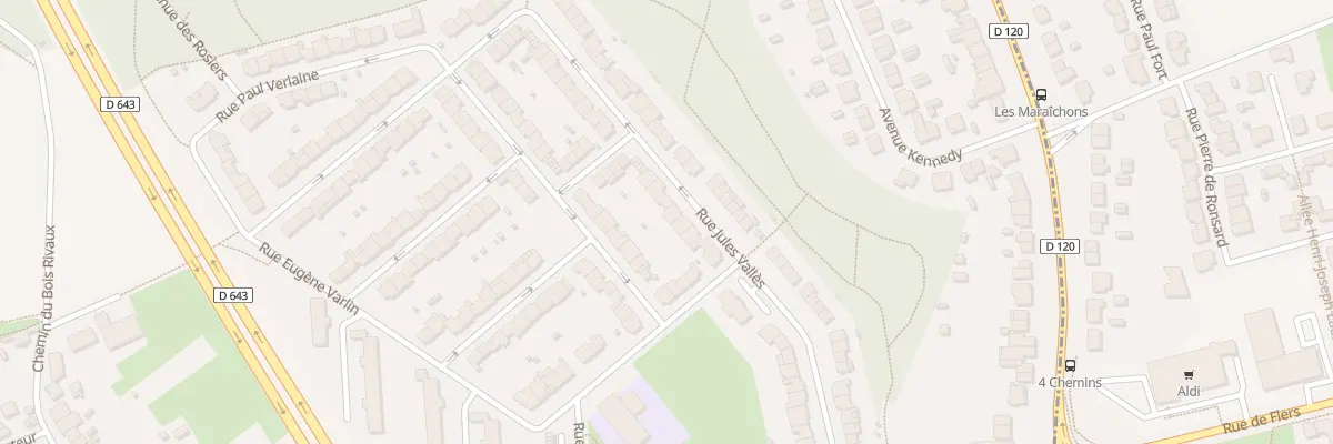 Plan du 263 Rue Jules Vallès à Cuincy