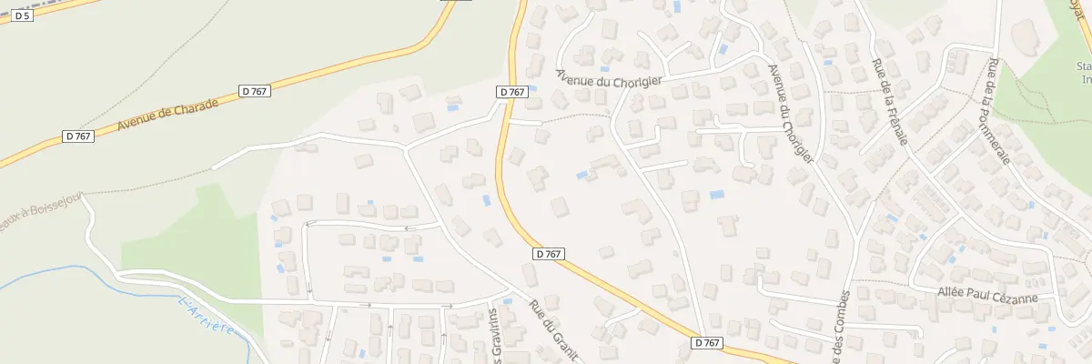 Plan du 28 Av de Charade Boissejour à Ceyrat
