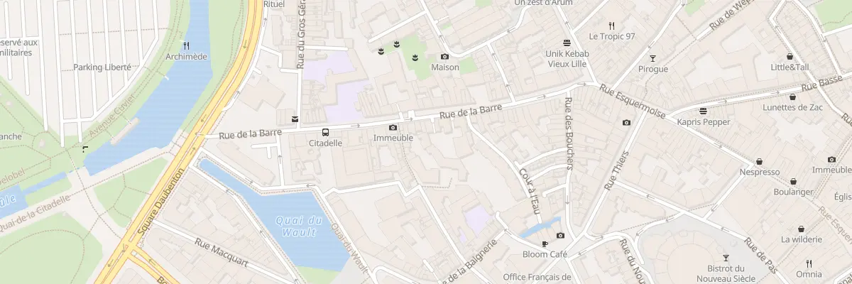 Plan du 49 Rue de la Barre à Lille