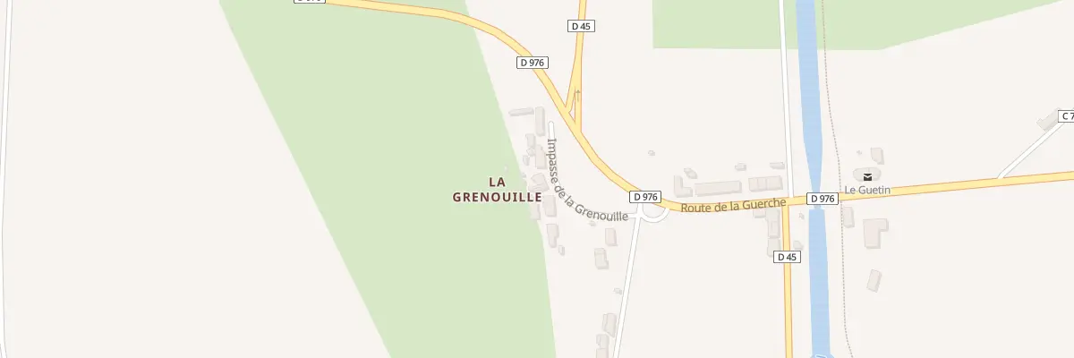 Plan du 10 Imp de la Grenouille à Cuffy