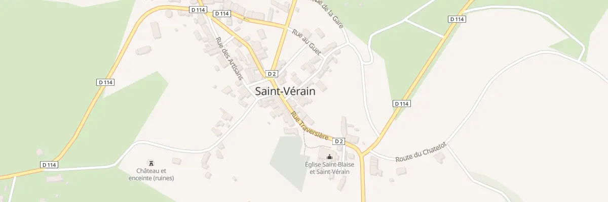 Plan du 12 Rue de l’Etang à Saint-Vérain