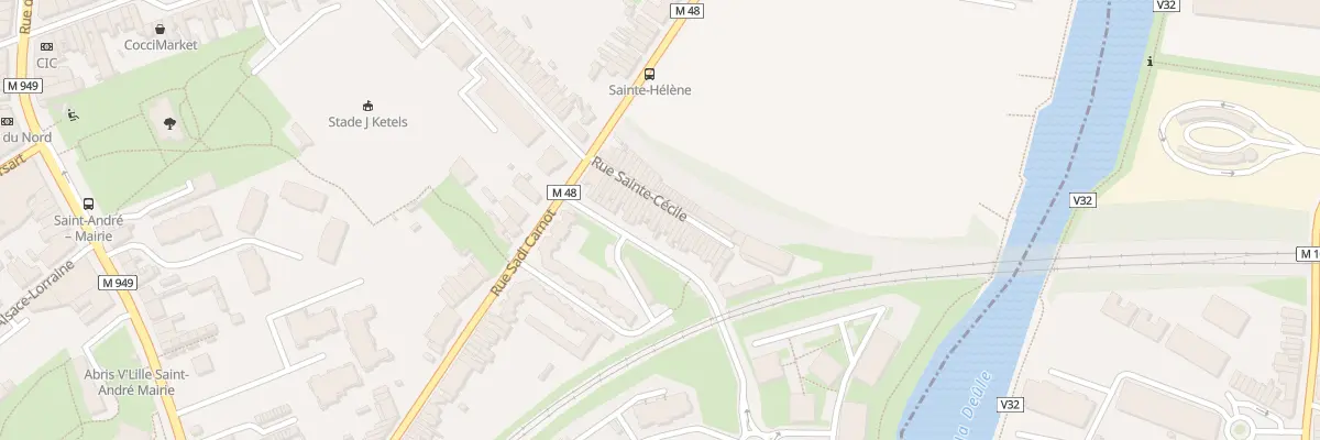 Plan du 26 Rue Sainte-Cécile à Saint-André-lez-Lille