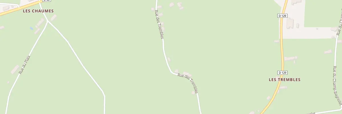 Plan du 9 Rue des Trembles à Voussac