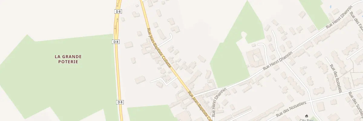 Plan du 94 Rue Jean-baptiste Collette à Attiches