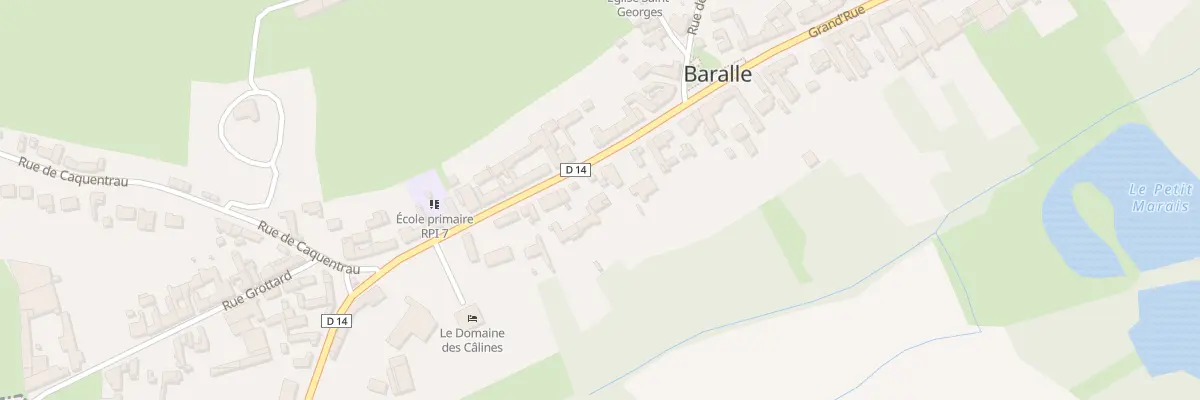 Plan du 51 Gr Grande Rue à Baralle