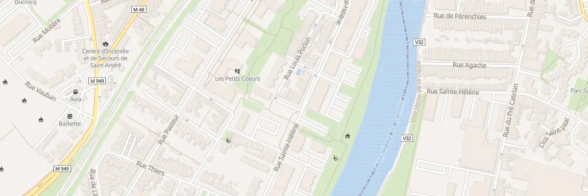 Plan du 51 Rue Sainte-Hélène à Saint-André-lez-Lille