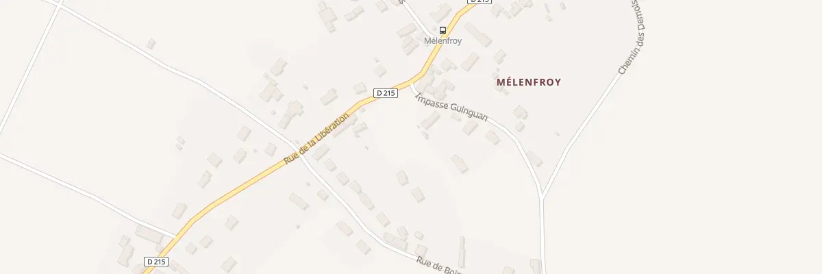 Plan du 2A Bas de Melenfroy à Pécy