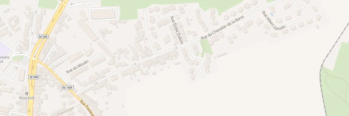 Plan du 70 Rue du Chevalier de La Barre à Wattignies