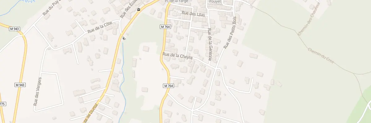 Plan du 4 Rue de la Cheyre à Nohanent