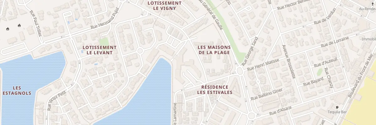 Plan du 181 Res Horizon à Port-la-Nouvelle