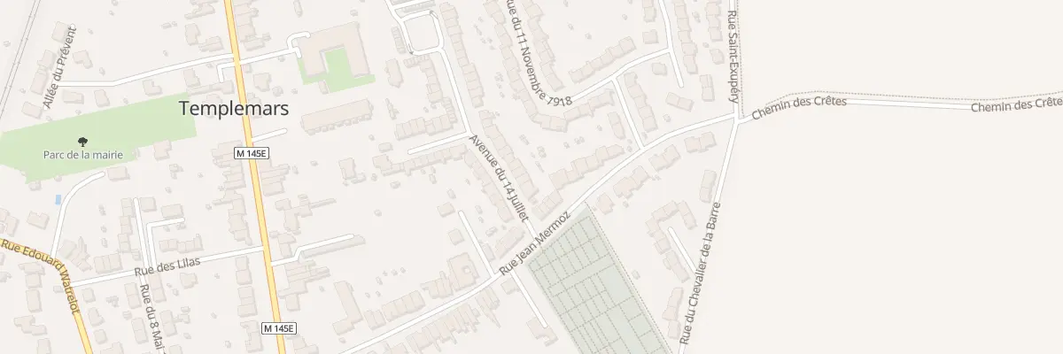 Plan du 4 Rue du 14 Juillet à Templemars