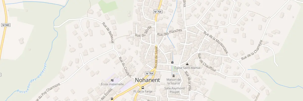 Plan du 7 Rte de Sayat à Nohanent