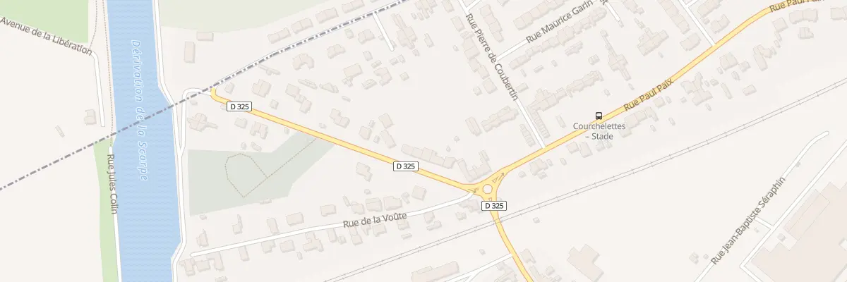 Plan du 8 Rue Jules Claisse à Courchelettes