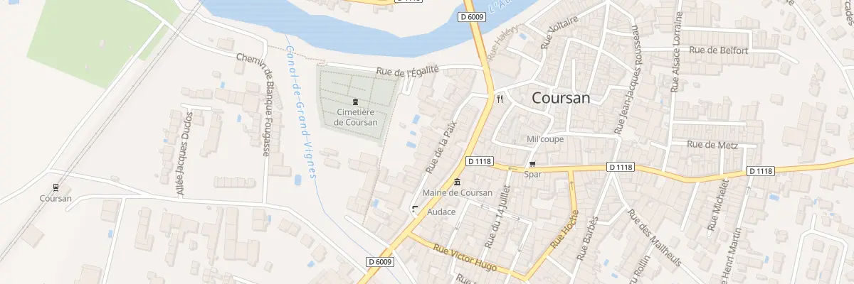 Plan du 4 Rue du Cimetière à Coursan