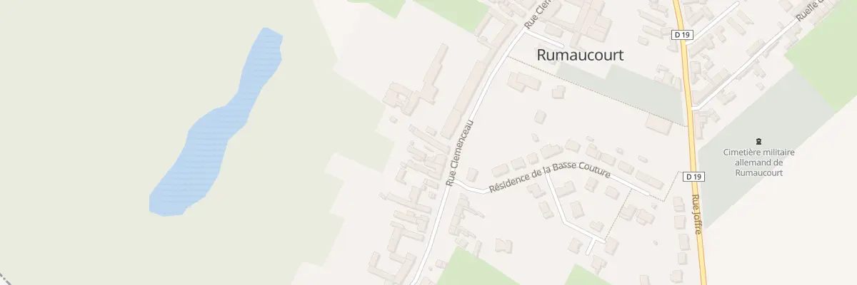 Plan du 754 Rue Clémenceau à Rumaucourt