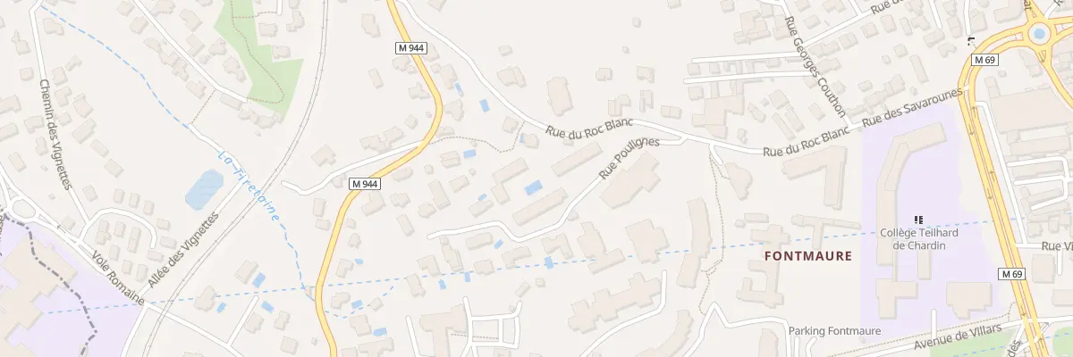 Plan du 7 Rue du Roc Blanc à Chamalières