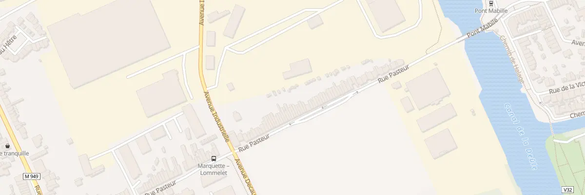 Plan du 110 Rue Pasteur à Marquette-lez-Lille
