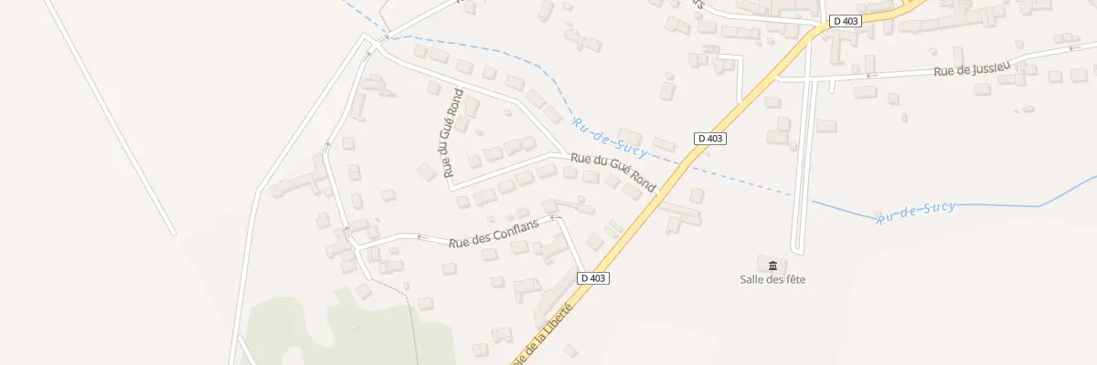 Plan du 107 Rue du Gue Rond à Montigny-Lencoup
