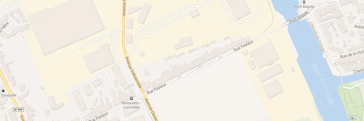 Plan du 108 Rue Pasteur à Marquette-lez-Lille