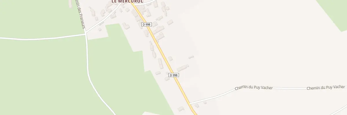 Plan du 18 Rte des Colettes - Le Mercurol à Ébreuil
