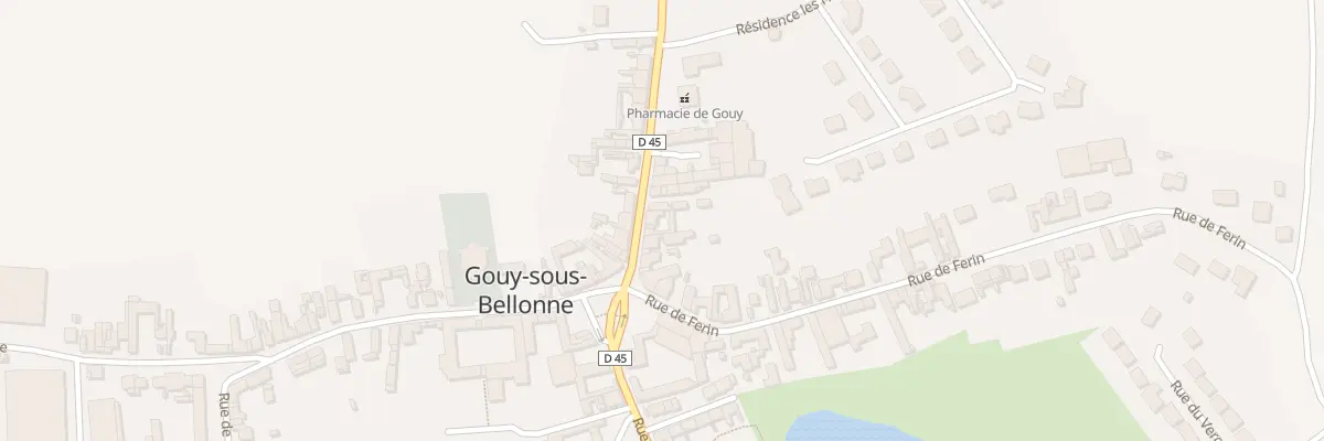 Plan du 8 Rue de Corbehem à Gouy-sous-Bellonne