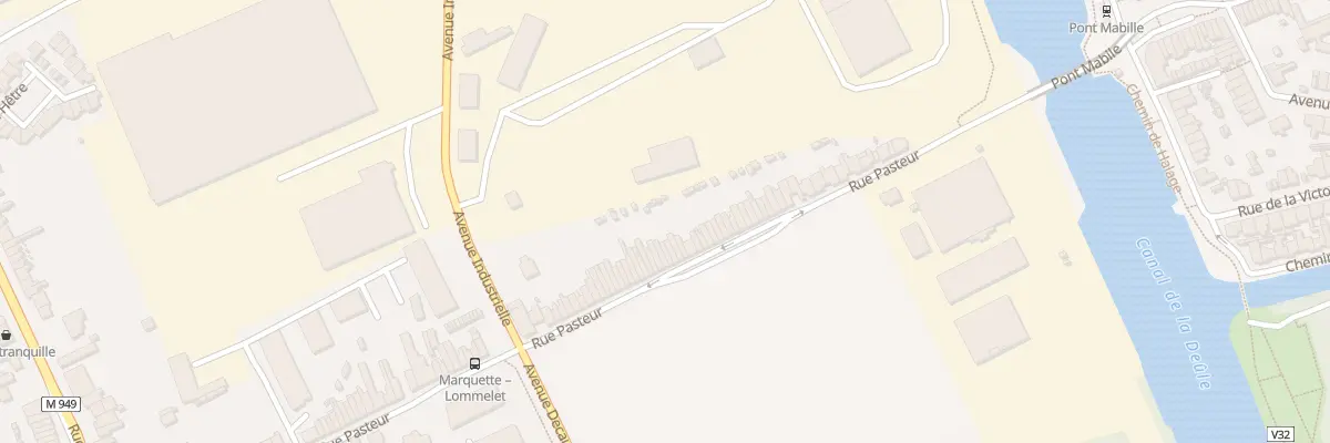 Plan du 106 Rue Pasteur à Marquette-lez-Lille