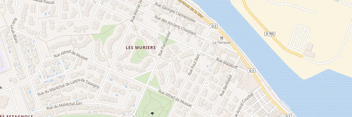 Plan du 106 Imp Alfred de Musset à Port-la-Nouvelle