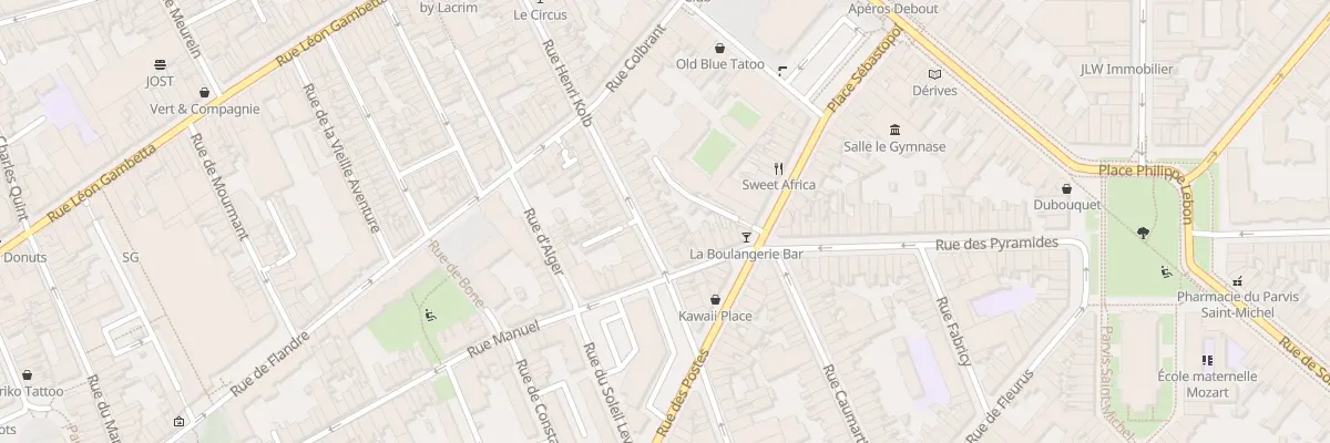 Plan du 61 Rue Henri Kolb à Lille
