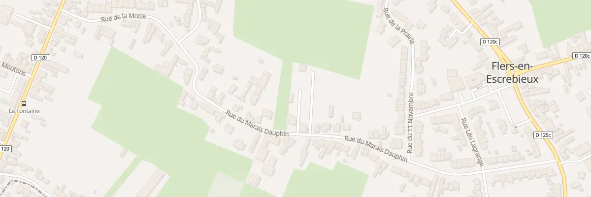 Plan du 25B Rue du Marais Dauphin à Flers-en-Escrebieux