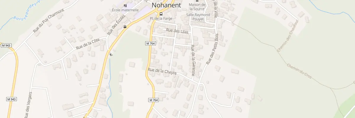 Plan du 13 Rue des Caves à Nohanent
