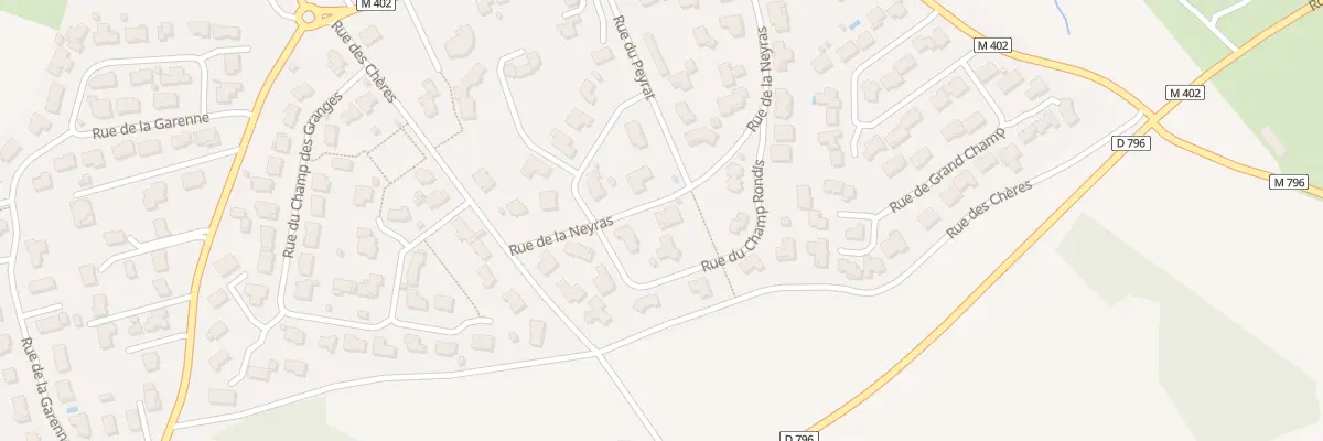 Plan du 8 Rue de la Neyras à Malauzat