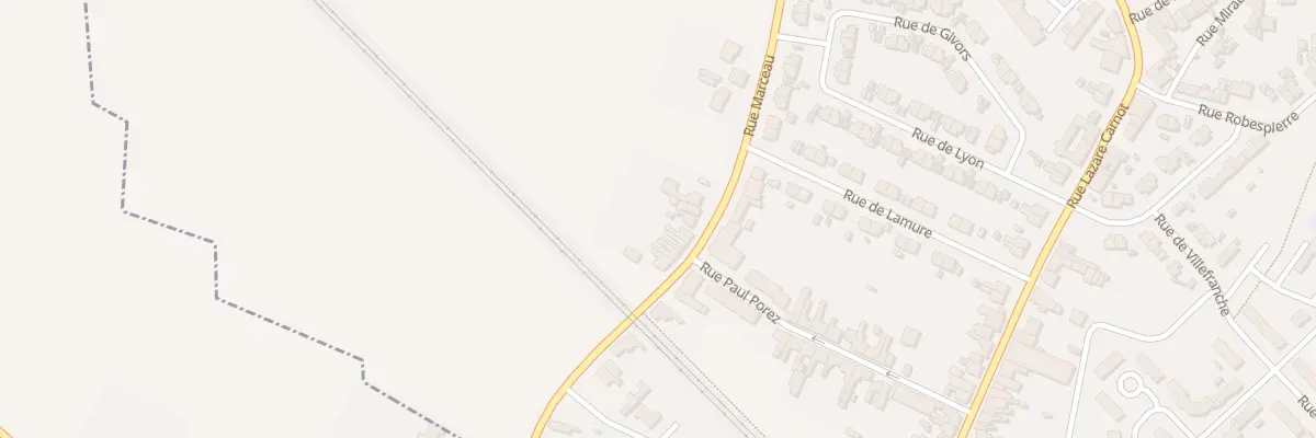 Plan du 36 Rue Marceau à Leforest