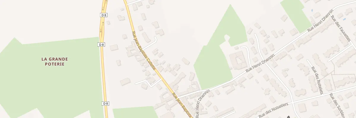 Plan du 86 Rue Jean-baptiste Collette à Attiches