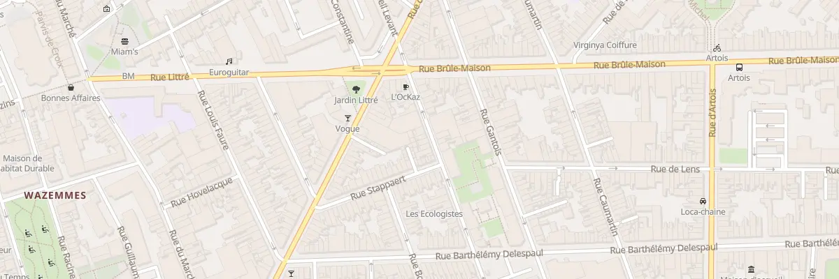 Plan du 18 Rue des Meuniers à Lille