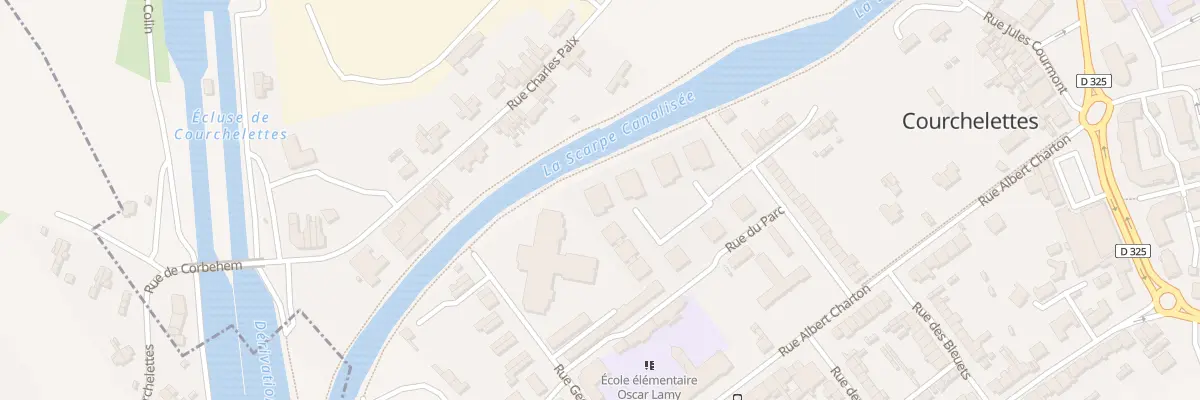 Plan du 507 Rue des Ecoles à Courchelettes