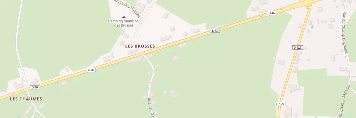 Plan du 3 Rte du Grand Chemin à Voussac