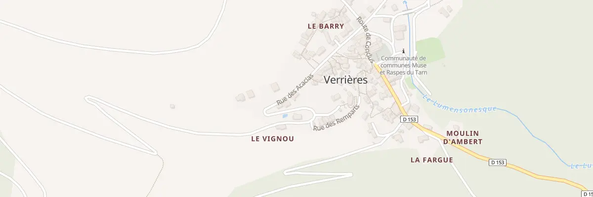 Plan du 5054 Le Castel à Verrières