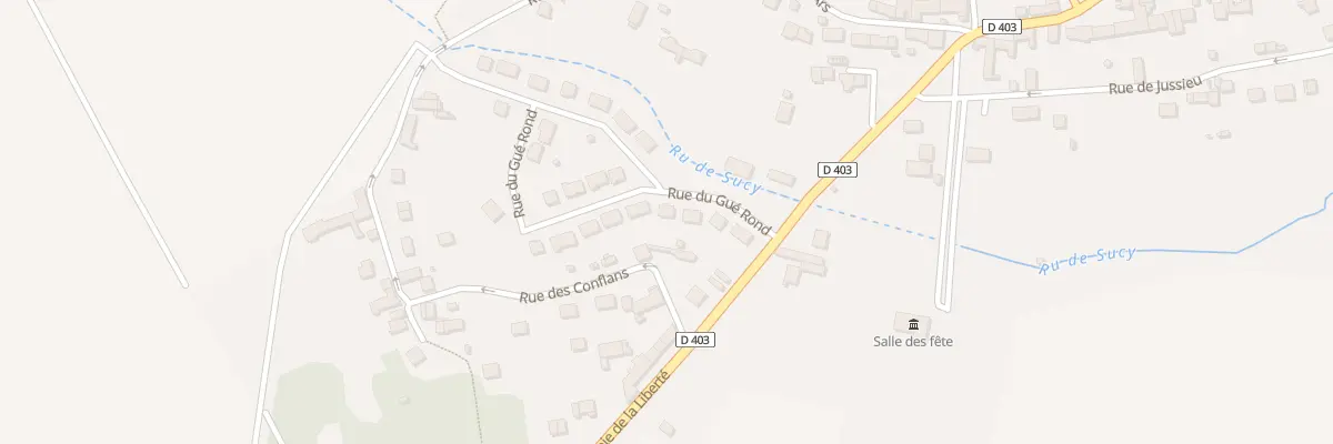 Plan du 83 Rue du Gue Rond à Montigny-Lencoup