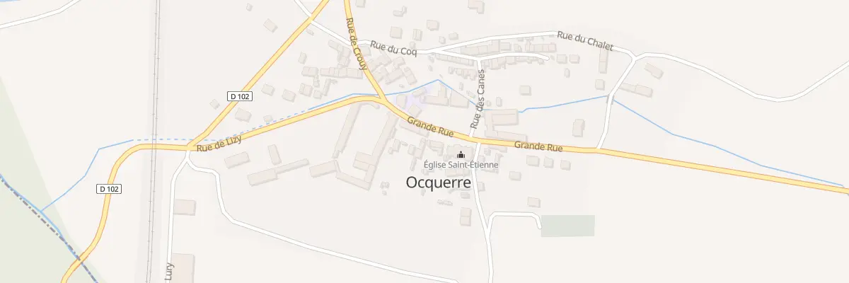 Plan du 6B Gr Grande Rue à Ocquerre