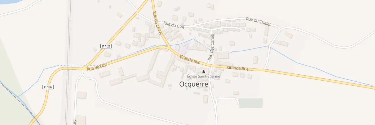 Plan du 14 Gr Grande Rue à Ocquerre