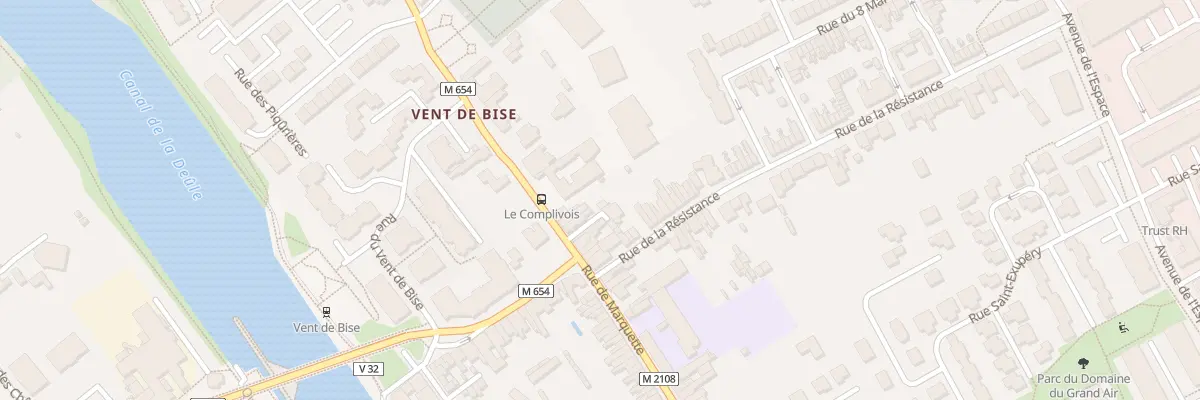 Plan du 14 Rue de Quesnoy à Wambrechies
